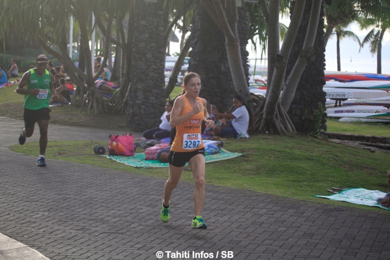 Elodie Menou s'est imposée chez les femmes Elodie Menou s'est imposée chez les femmes