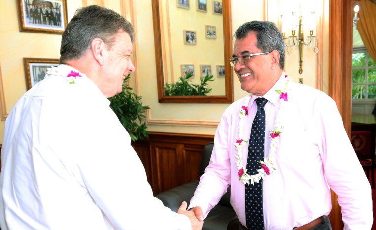 Le nouvel administrateur d’État des Australes reçu à la Présidence