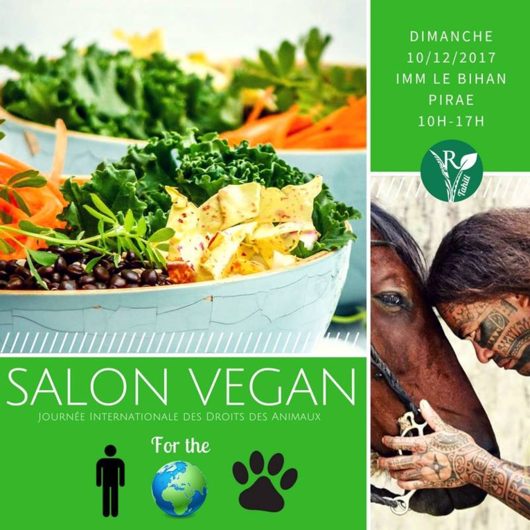 Un Salon vegan à Tahiti le 10 décembre Un Salon vegan à Tahiti le 10 décembre