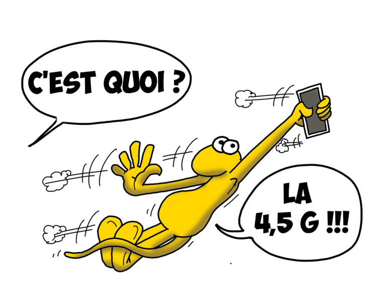 " La 4,5 G " vu par Munoz " La 4,5 G " vu par Munoz