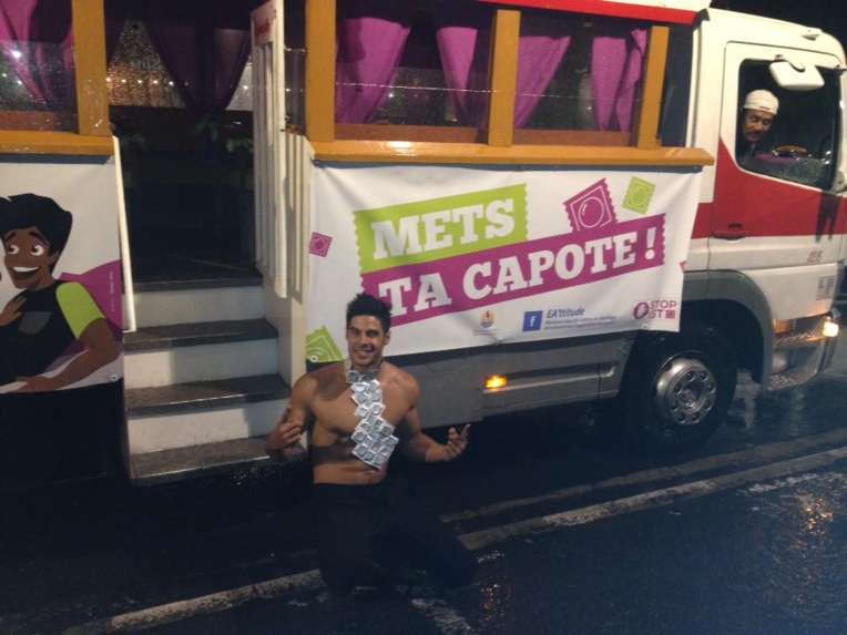 Un truck "Mets ta capote" pour lutter contre les maladies sexuellement transmissibles Un truck "Mets ta capote" pour lutter contre les maladies sexuellement transmissibles