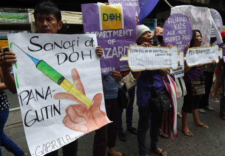 Les Philippines suspendent la vente du vaccin contre la dengue de Sanofi Les Philippines suspendent la vente du vaccin contre la dengue de Sanofi