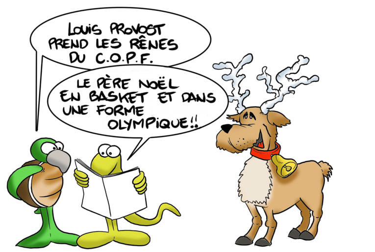 " Louis Provost prend les rênes du COPF " par Munoz " Louis Provost prend les rênes du COPF " par Munoz