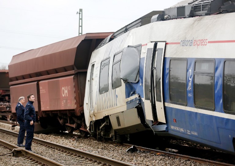 Allemagne: 41 blessés dans la collision entre deux trains