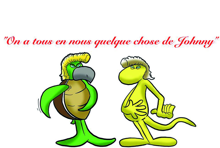 " Hommage à Johnny Hallyday " par Munoz " Hommage à Johnny Hallyday " par Munoz