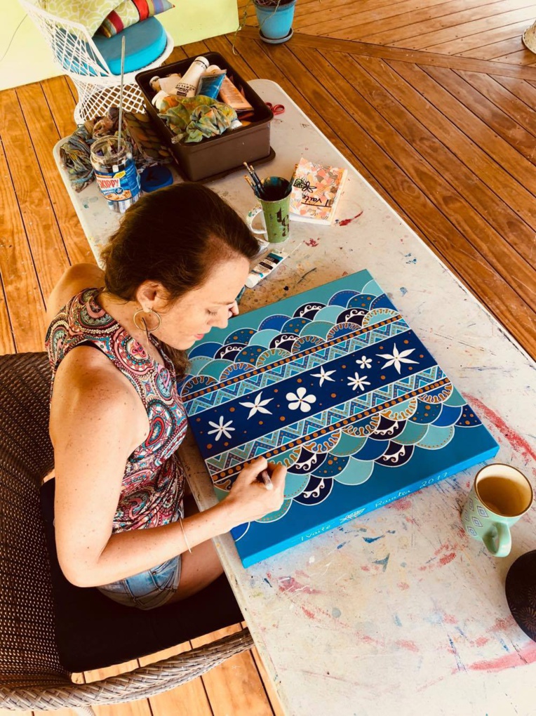 Tvaite expose à Bora Bora, la perle du Pacifique