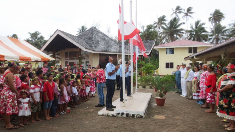 Rimatara : le réfectoire de l’école maternelle de Mutuaura inauguré Rimatara : le réfectoire de l’école maternelle de Mutuaura inauguré