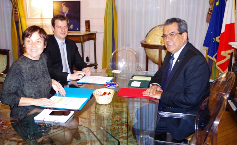 Annick Girardin au fenua en janvier Annick Girardin au fenua en janvier