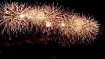Un feu d'artifice à Paea le 21 décembre