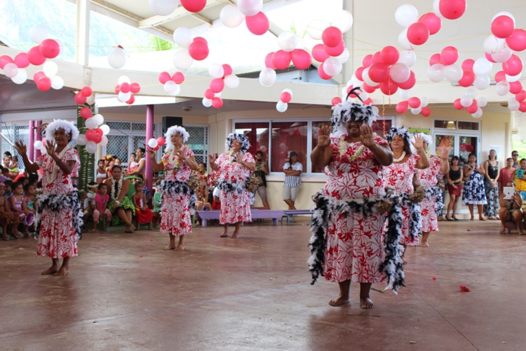 Des spectacles de danse ponctuaient ces journées (crédit : commune de Bora Bora).
