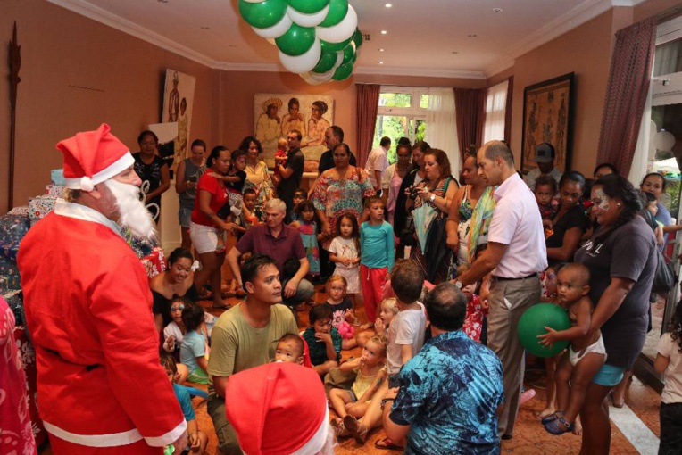 Plus de 600 enfants ont célébré Noël au Haut-commissariat