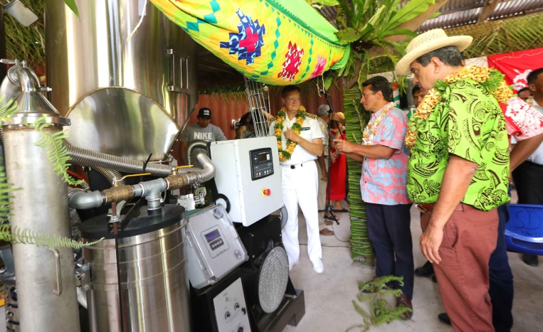 Une usine de transformation agroalimentaire inaugurée à Hiva Oa