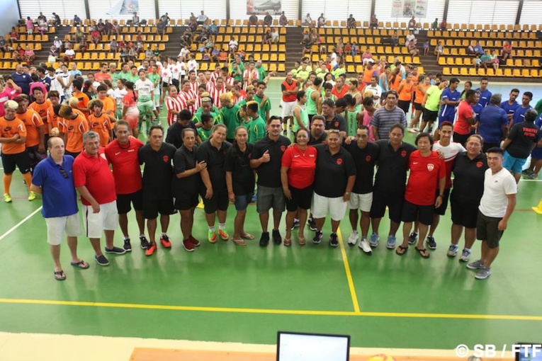 La grande famille du futsal avec le staff FTF La grande famille du futsal avec le staff FTF