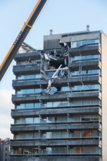 Belgique: un mort après la chute d'une grue due à la tempête