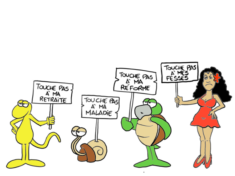 " La réforme des retraites " vu par Munoz " La réforme des retraites " vu par Munoz