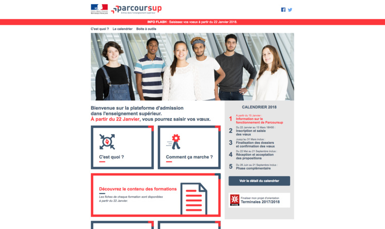 Lancement de la nouvelle plateforme post-bac sur fond d'inquiétudes Lancement de la nouvelle plateforme post-bac sur fond d'inquiétudes