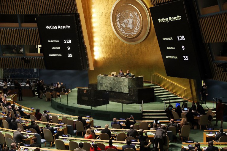 ONU: Washington gèle un versement de 65 millions de dollars pour les Palestiniens
