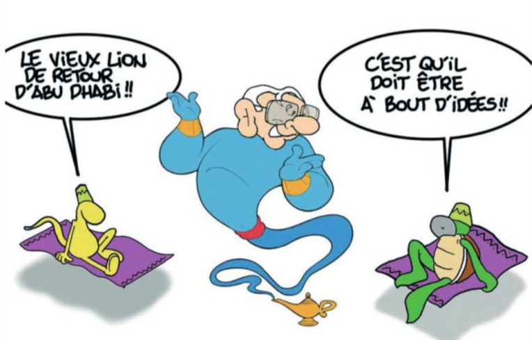 " Flosse, l'idée de génie " par Munoz