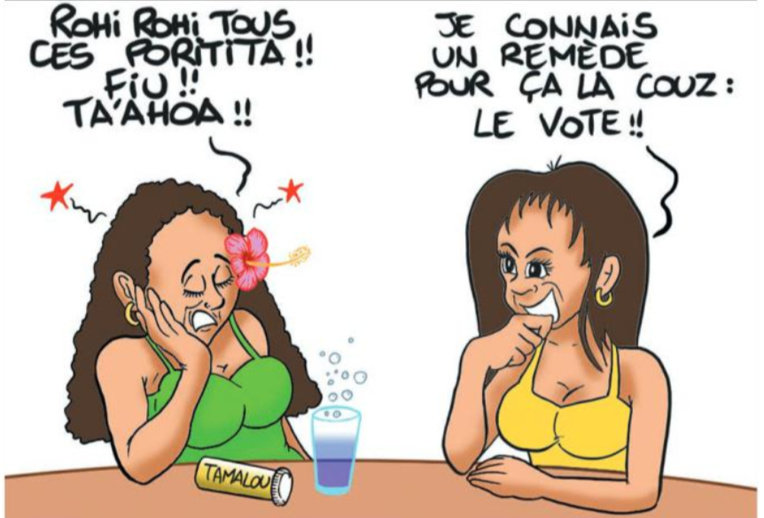 " Voter, c'est bon pour la santé " par Munoz " Voter, c'est bon pour la santé " par Munoz