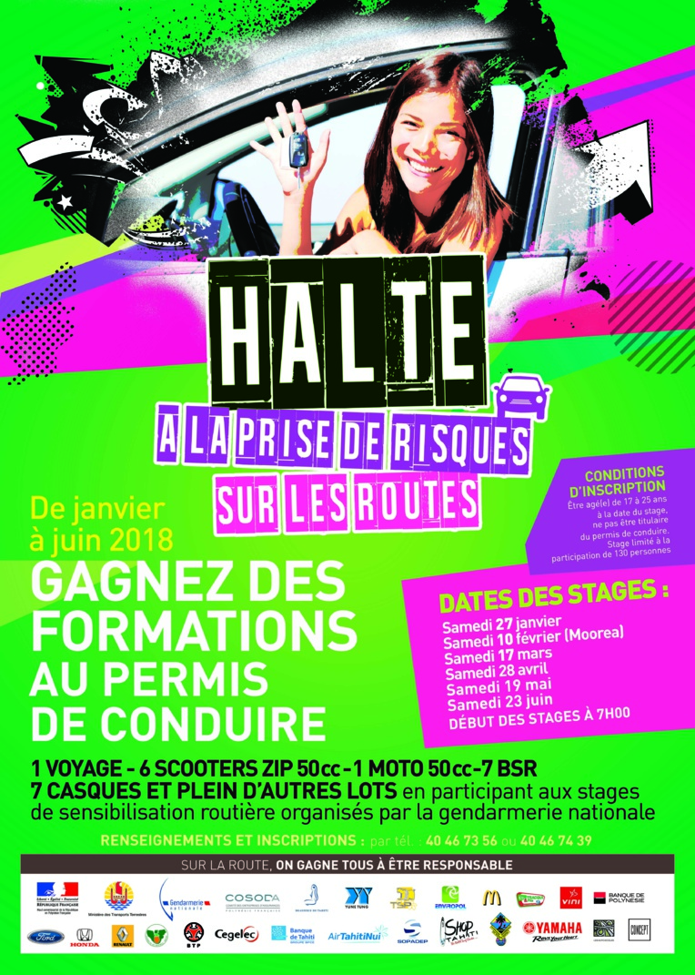 La 13e édition d'Halte à la prise de risques commence le samedi 27 janvier