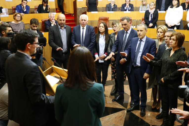 L'exécutif nationaliste corse reçu par Edouard Philippe L'exécutif nationaliste corse reçu par Edouard Philippe