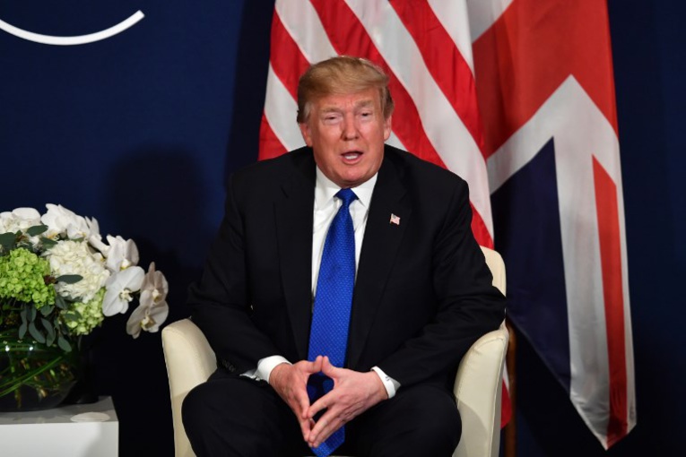 Donald Trump arrivé à Davos, "dans la gueule du loup"