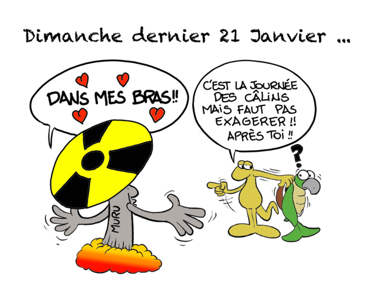 " La journée des câlins " vu par Munoz " La journée des câlins " vu par Munoz