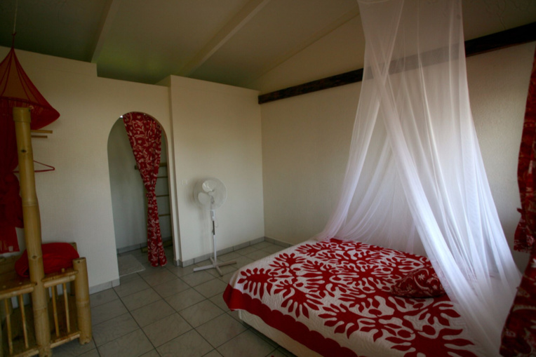 Une des chambres de la pension Taitaa. Une des chambres de la pension Taitaa.