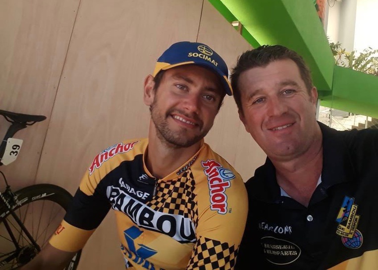 Benoit Rivals, à droite, avec Thomas Peyroton