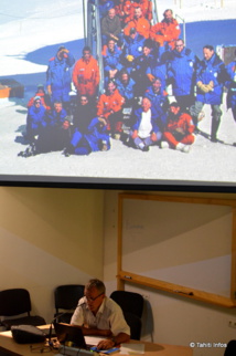 Eric Tragin a raconté son année en Antarctique, une belle aventure humaine avec des scientifiques et techniciens de l'extrême.