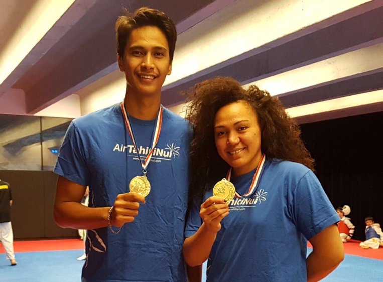 Tuarai Hery et Anne Caroline Graffe Tuarai Hery et Anne Caroline Graffe