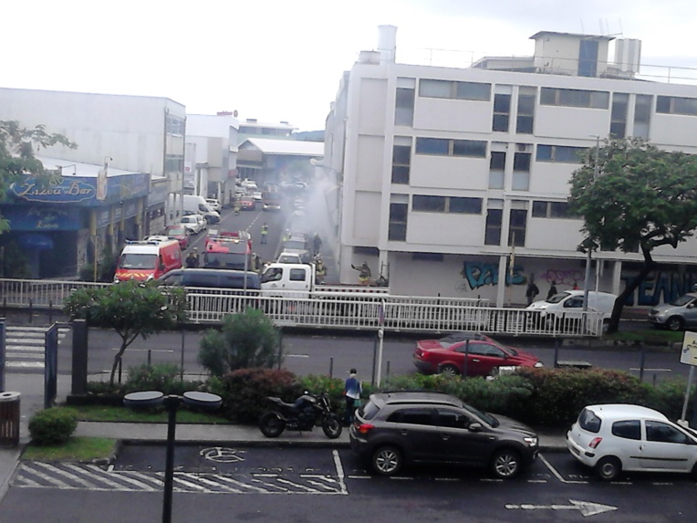 Exercice incendie à Papeete