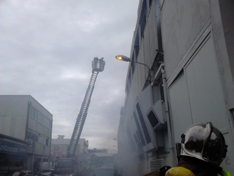 Exercice incendie à Papeete Exercice incendie à Papeete