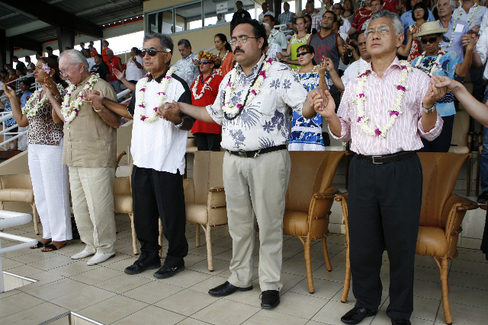 L'inauguration du stade pater en image