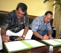 Deux conventions DDC signées pour Ua Huka