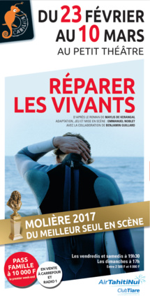Emmanuel Noblet seul sur scène pour "Réparer les vivants"