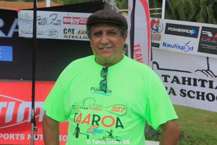 Kiki Dubois, président du club Tahitian Paddle