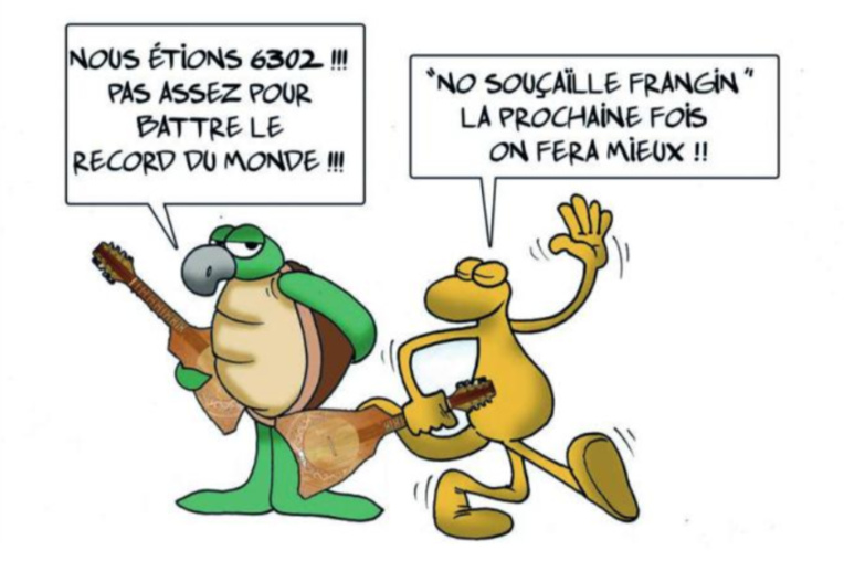 " Pas de record du monde de 'Ukulele " par Munoz " Pas de record du monde de 'Ukulele " par Munoz