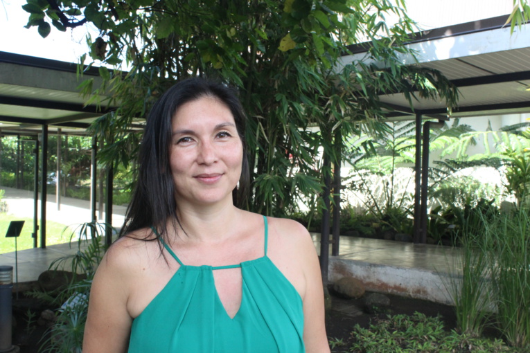 Pascale Cruchet, présidente de l’association des Amis du Musée de Tahiti. Pascale Cruchet, présidente de l’association des Amis du Musée de Tahiti.