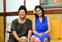 Christine Temarii, trésorière de la CCISM et élue au collège des métiers, accompagnée d'Orama Richaud, conseillère hygiène, santé, sécurité et environnement à la CCISM Christine Temarii, trésorière de la CCISM et élue au collège des métiers, accompagnée d'Orama Richaud, conseillère hygiène, santé, sécurité et environnement à la CCISM