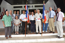 Conseil pour les anciens combattants et victimes de guerre et remise des diplômes d'honneur de porte-drapeau