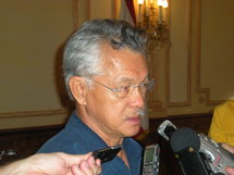 Gaston Tong Sang, président de la Polynésie française