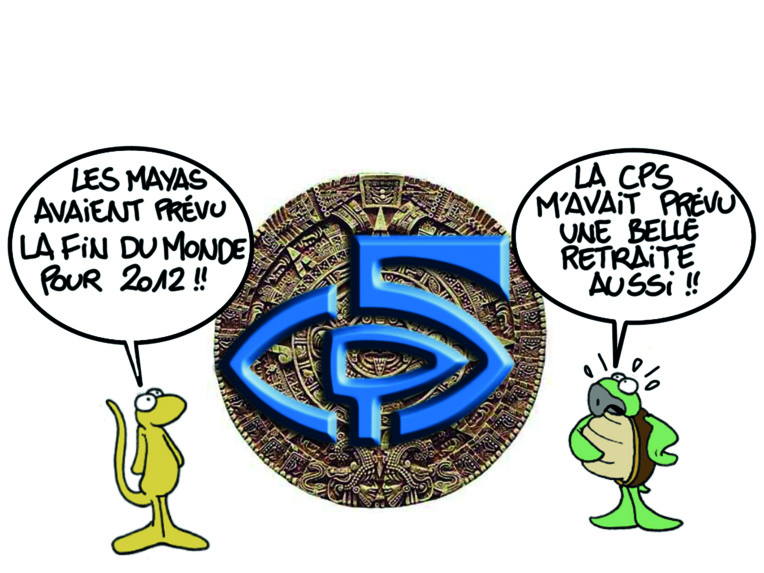 " La belle retraite " vu par Munoz " La belle retraite " vu par Munoz