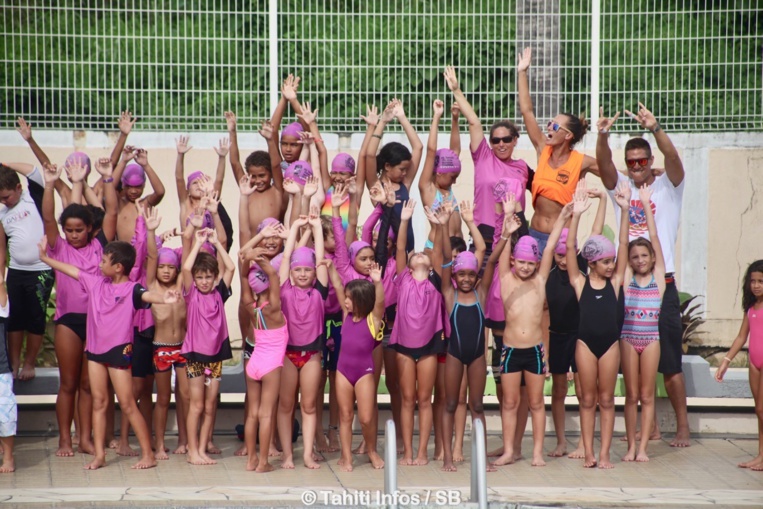 Pour certains c'était leur première "traversée" en compétition du bassin de 50 mètres Pour certains c'était leur première "traversée" en compétition du bassin de 50 mètres