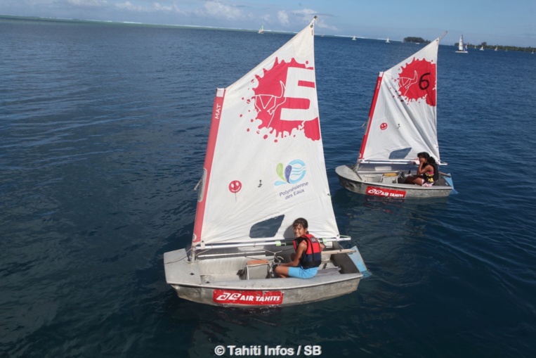 La Saga donne l'occasion aux enfants de s'initier à la voile