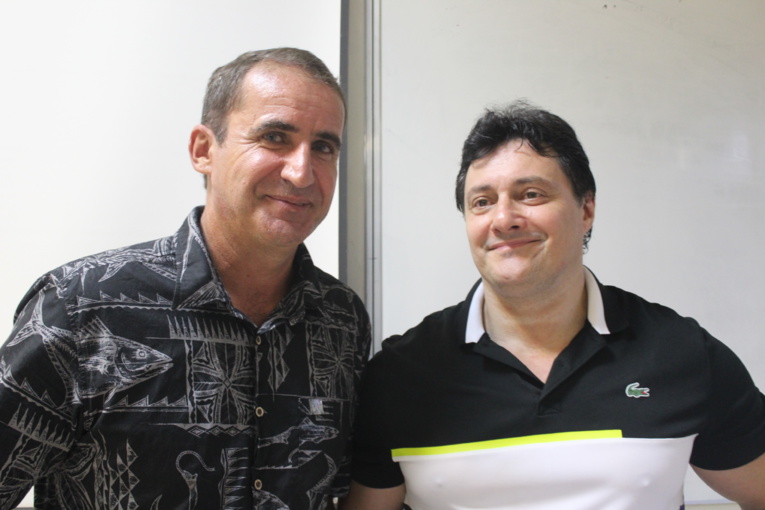 Benjamin Dubès et Philippe Bravi, tous les deux enseignants du BTS. Benjamin Dubès et Philippe Bravi, tous les deux enseignants du BTS.