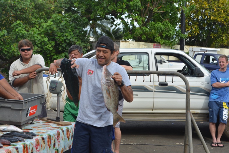 Le doyen des compétitions, Tepou Nehemia, 53 ans, 3e avec seulement trois manches sur quatre