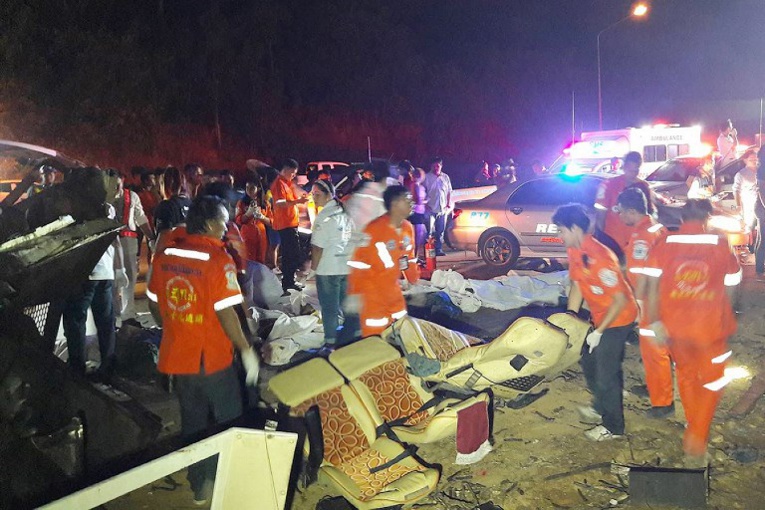Au moins 18 morts dans un accident dans le nord-est de la Thaïlande