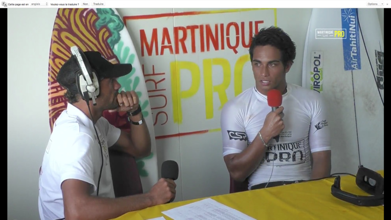 Mihimana Braye a remporté sa série du round 3 et 4 Mihimana Braye a remporté sa série du round 3 et 4