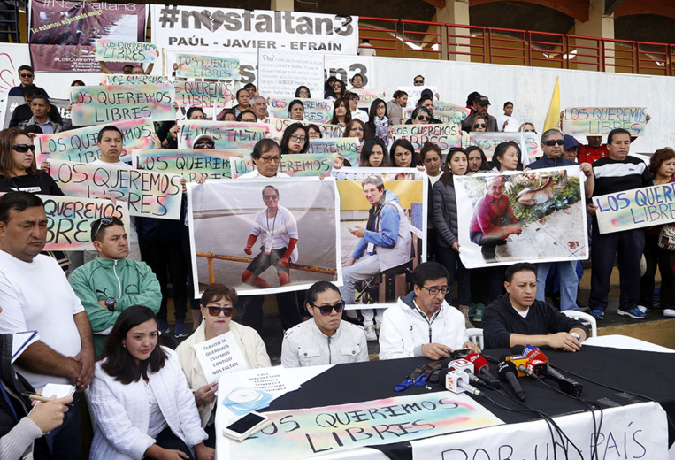 L'Equateur sous le choc après la diffusion d'une vidéo de journalistes enlevés